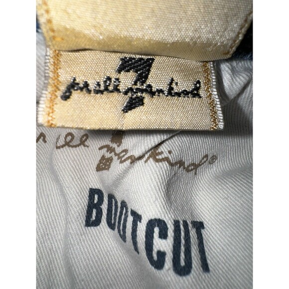 VTG 7 Seven For all Mankind Jeans Womens Sz 30 Light Wash Bootcut Made in USA - Picture 16 of 16